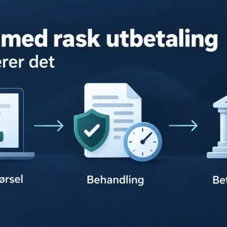 Casino med rask utbetaling – slik fungerer det