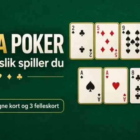 Omaha poker – regler og slik spiller du