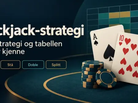 Blackjack-strategi: basisstrategi og tabellen du bør kjenne