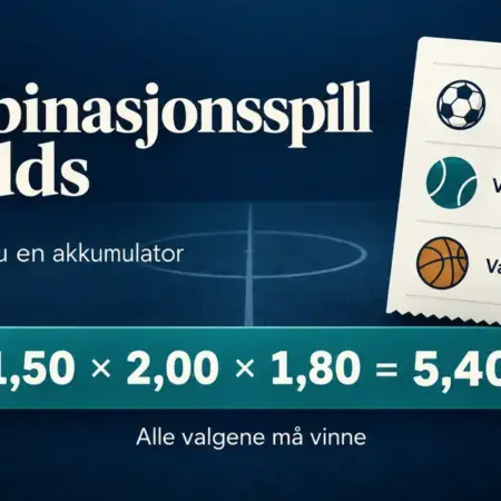 Kombinasjonsspill og odds: slik bygger du en akkumulator