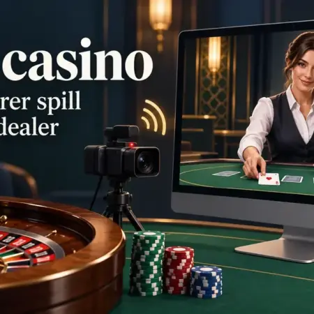 Live casino: slik fungerer spill med ekte dealer