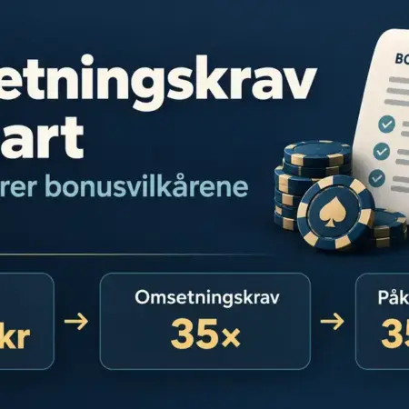 Omsetningskrav forklart: slik fungerer bonusvilkårene