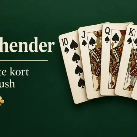 Pokerhender: Komplett rangering fra høyeste kort til royal flush