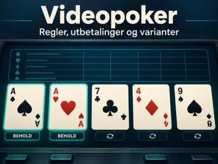 Videopoker-regler: slik spiller du, utbetalinger og varianter